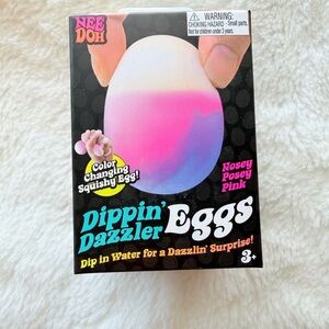 Nee Doh Dippin' Dazzler Eggs - Nosey Posey Pink